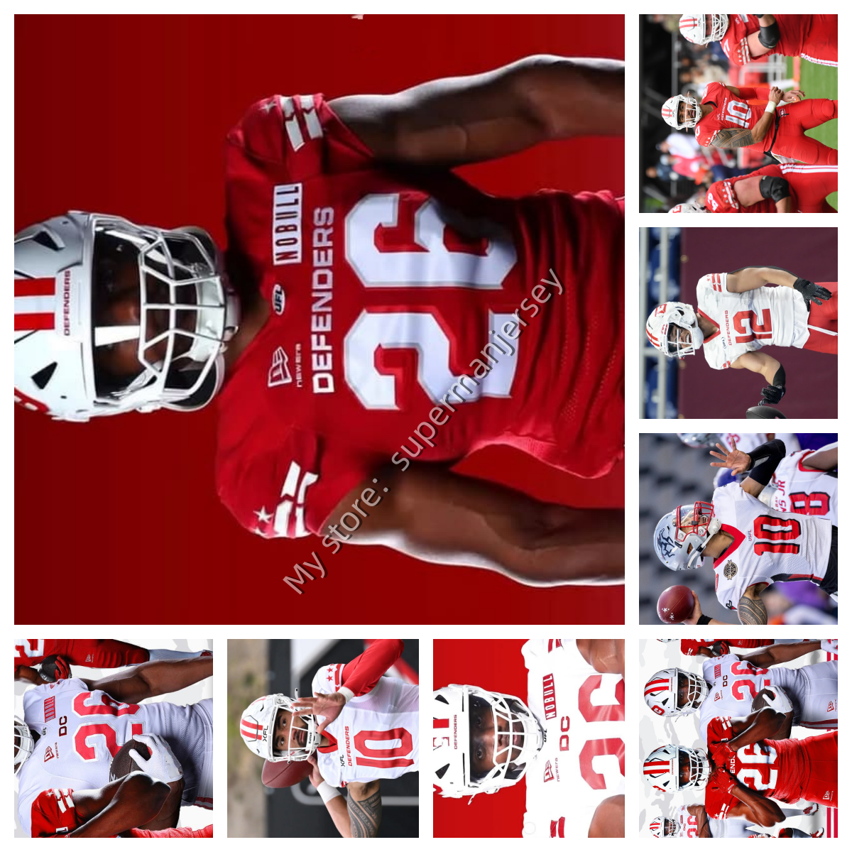 UFL Football Jerseys DC Defenders Football Jerseys S-4XL Men Women Youth new style