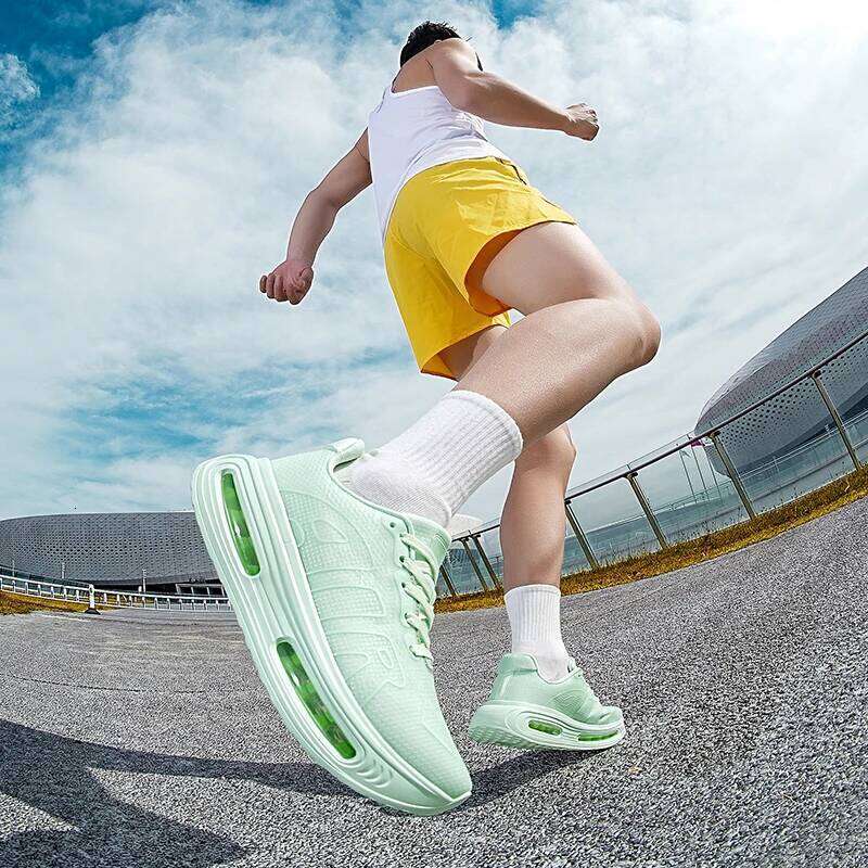 Men Running Shoes Speciality Air Cushion Marathon Sports Breathable Lightweight Women's Comfortable Athletic Nonskid Sneakers 26Y0212