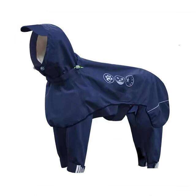 Famous brand New Dog Raincoat All inclusive Four foot Waterproof and Comfortable Fabric Durable with Reflective Strip Design Pet Clothes pupakaIK
