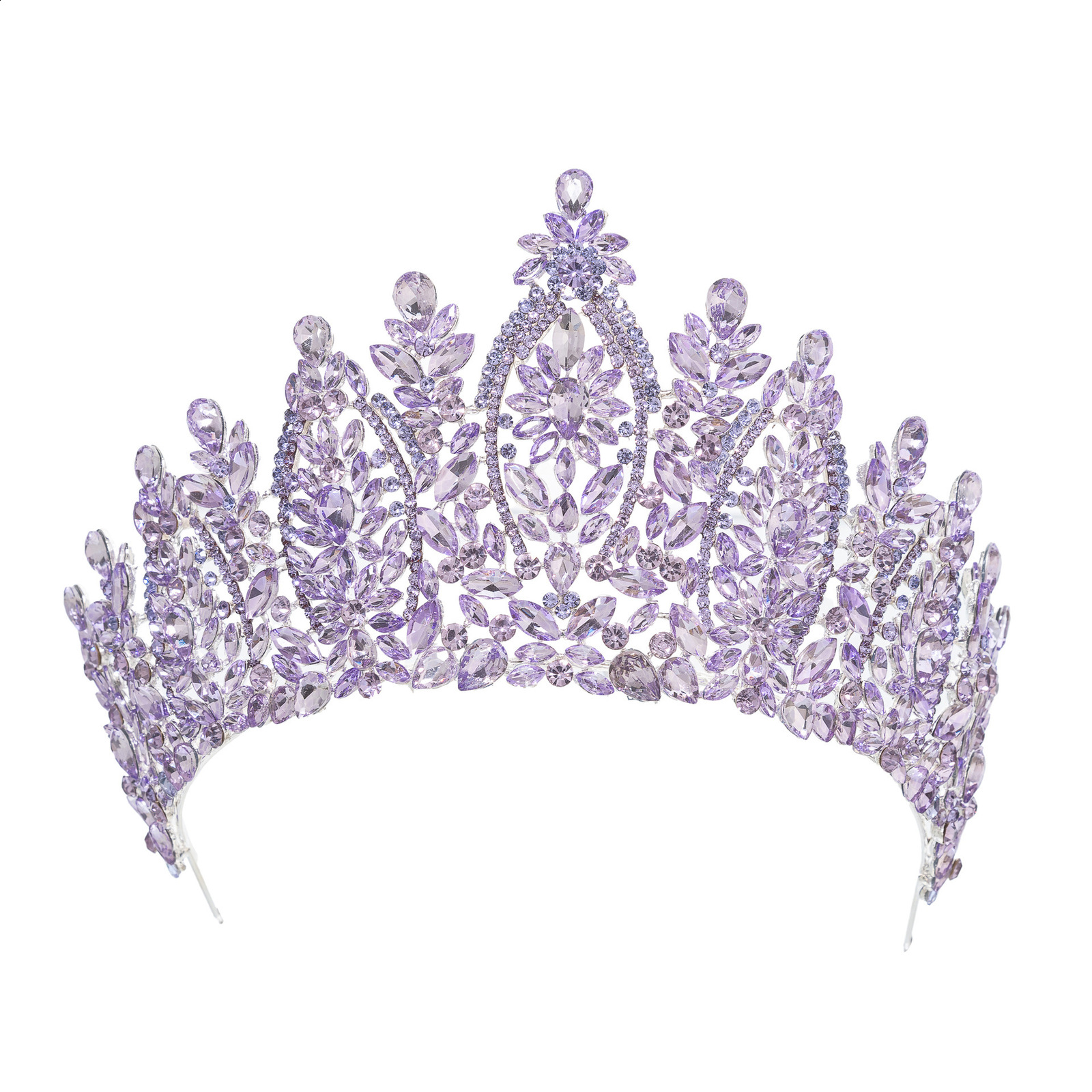 High Tiaras cubic zirconia wedding crown brides headwear princess Corona jewelry womens headwear gift 241114