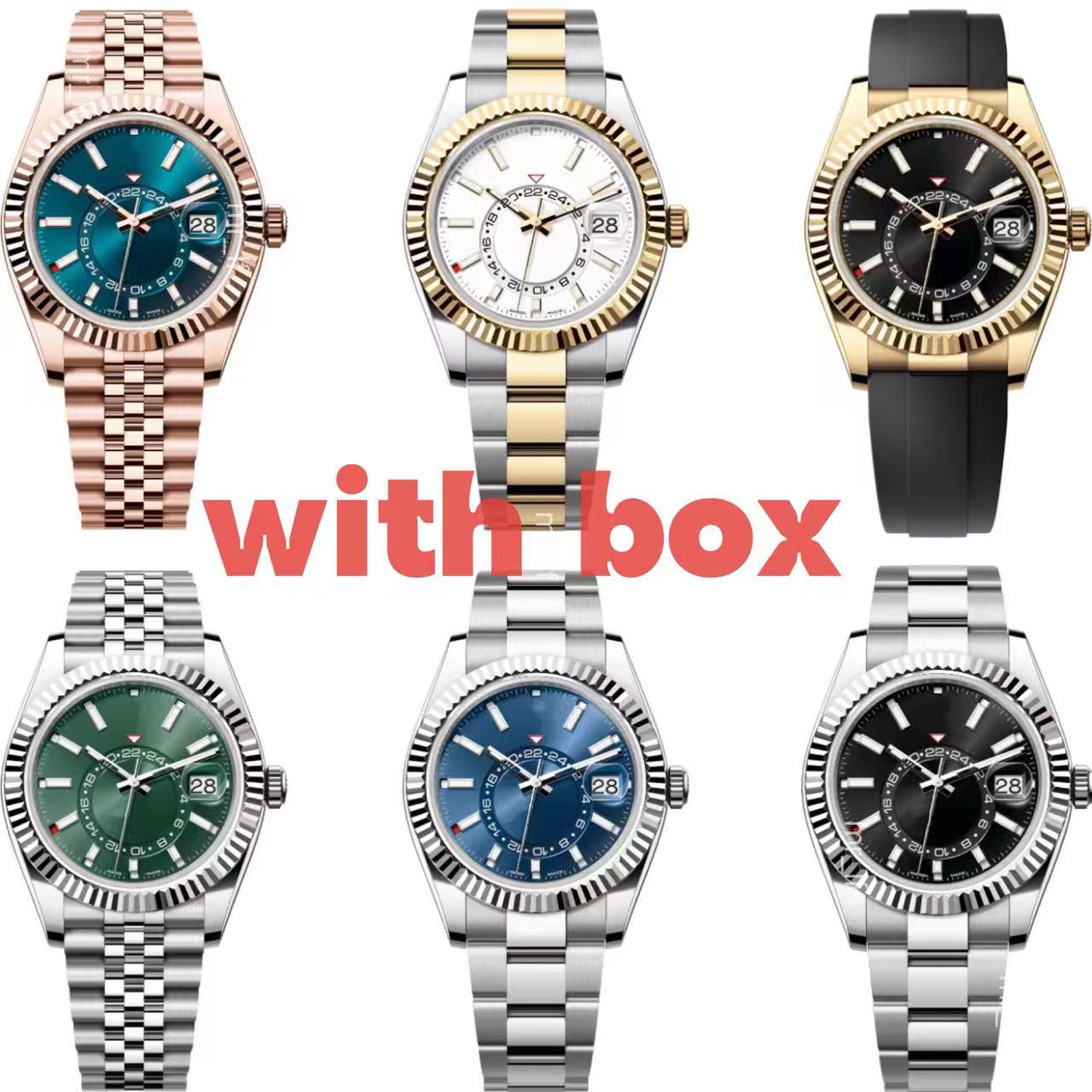 skydweller dial automatic movement designer watches men 41MM stainless steel waterproof mens watch with sapphire glass reloj orologio montre de luxe