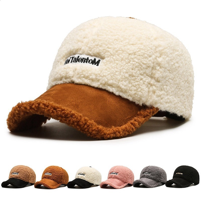 Winter Faux Cashmere Bomber Hat Women Earflap Caps Faux Fur Pompom Snow Hats Adjustable Bohemian Winter Russian Ushanka D19011503