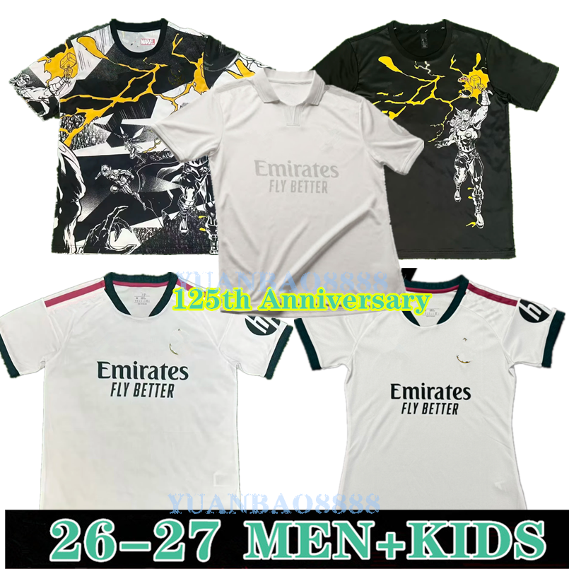 Real Special Madrids soccer Jerseys 2025 MBAPPE TRENT VINI JR RODRYGO RUDIGER HUIJSEN VALVERDE ARDA GULER kids kit Football shirt 125th Anniversary