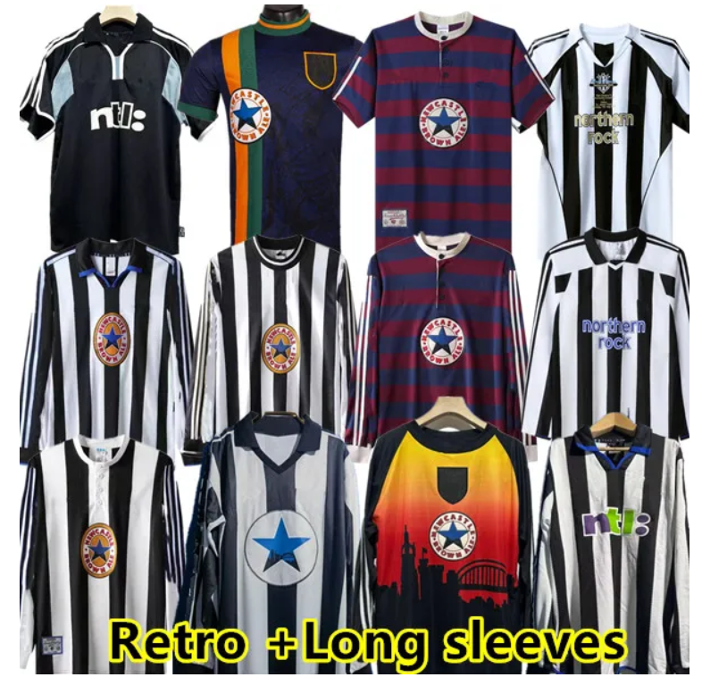 95 96 97 99 2000 01 03 05 NUFC SHEARER Retro SOCCER jerseys HAMANN SHEARER PINAS 93 2006 UNITED OWEN classic FOOTBALL SHIRTS Ginola long sleeves goalkeeper