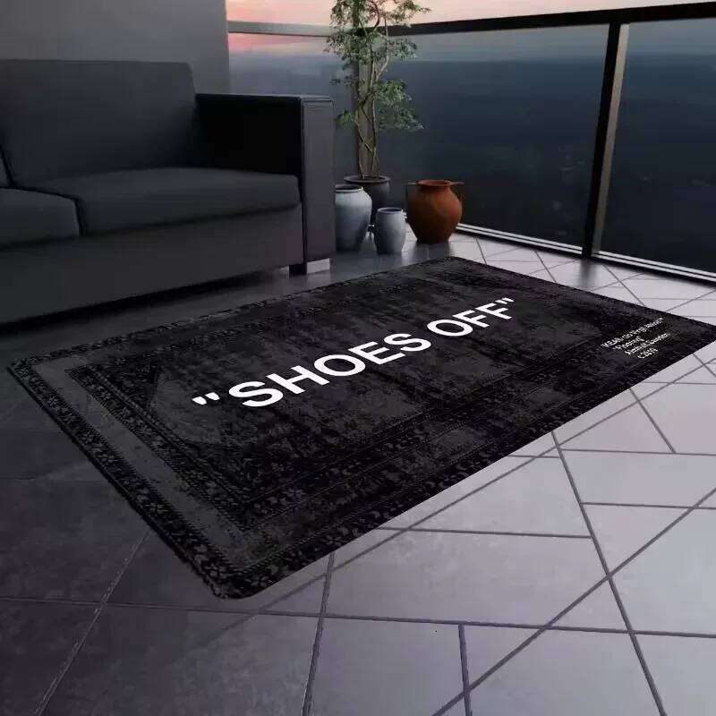 Off Shoes Hypebeast Living Room Bedroom Kitchen Bathroom Lightweight Rugs Washable Carpet Mat Home Decor 26H0211