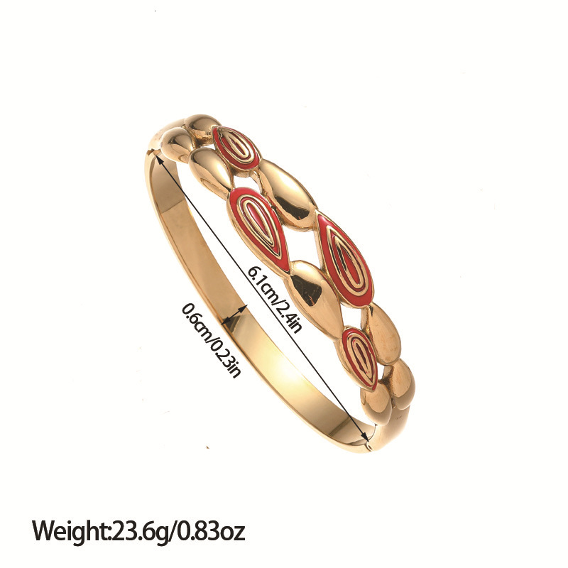 Designer Jewelry And Cross Border Hot Selling Wholesale Women's High End Non Fading Jewelry Women's Gold Luxury Bracelet Titanium Steel Brac