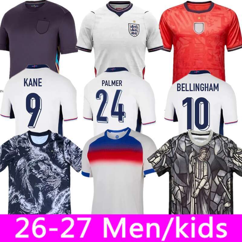 26 27 englands 2026 football shirt Bellingham PALMER Foden MAINOO kane rice saka Soccer Jerseys Home Away camisa de futebol WOMEN Men Kids AWAY uniform