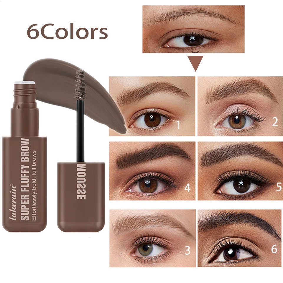 Superfluff Volumizing Brow Mousse Eyebrow Gel Thick Eyebrows Tint Tinted Brow Gel Multiple Color Long-Lasting Waterproof Makeup 260126