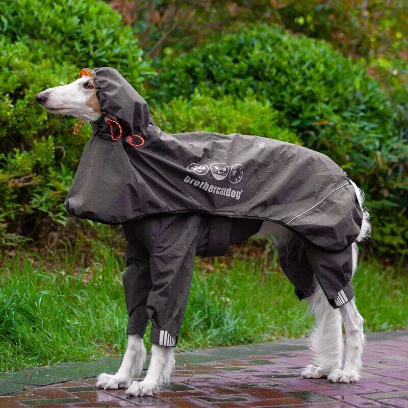Famous brand Waterproof Dog Raincoat Jumpsuit for Medium Large Dogs Rain Coat Outdoor Pet Clothes Puppy Doberman Labrador Husky Jacket pupakaIK