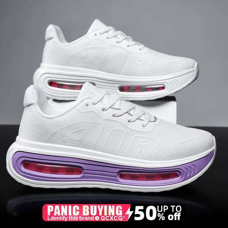 Men Running Shoes Speciality Air Cushion Marathon Sports Breathable Lightweight Women's Comfortable Athletic Nonskid Sneakers 26Y0212