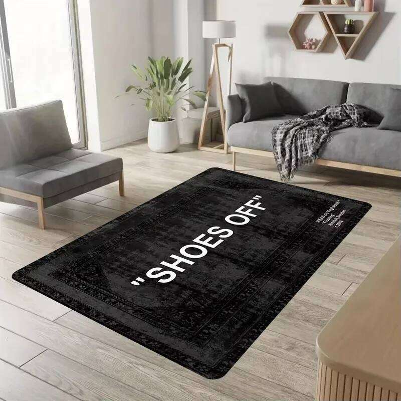 Off Shoes Hypebeast Living Room Bedroom Kitchen Bathroom Lightweight Rugs Washable Carpet Mat Home Decor 26H0211