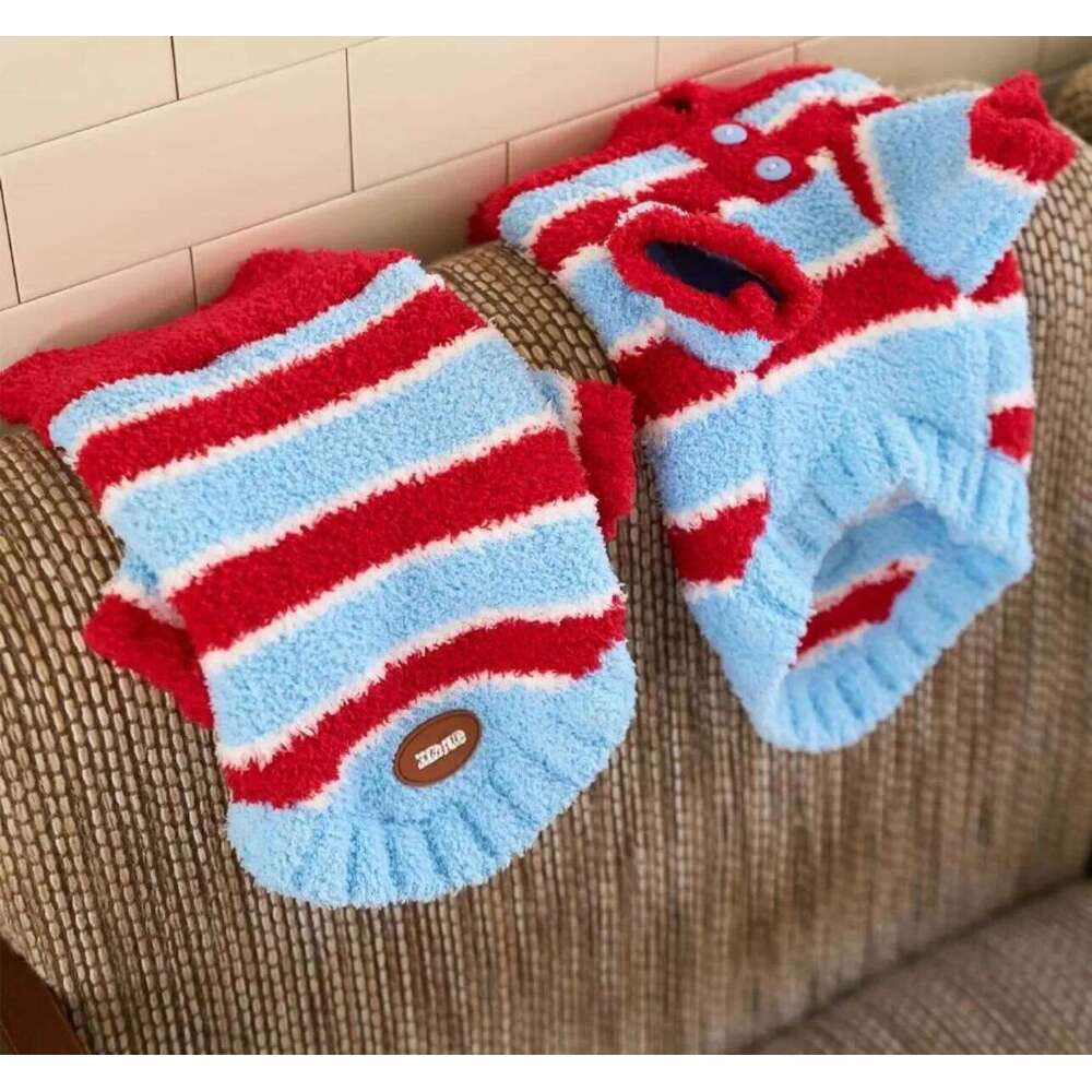 Famous brand Autumn and Winter Pet Dot Little Flower Sweater Comfortable Warm Dog Teddy Cat Clothing Puppy Clothes for Small Dogs pupakaIK