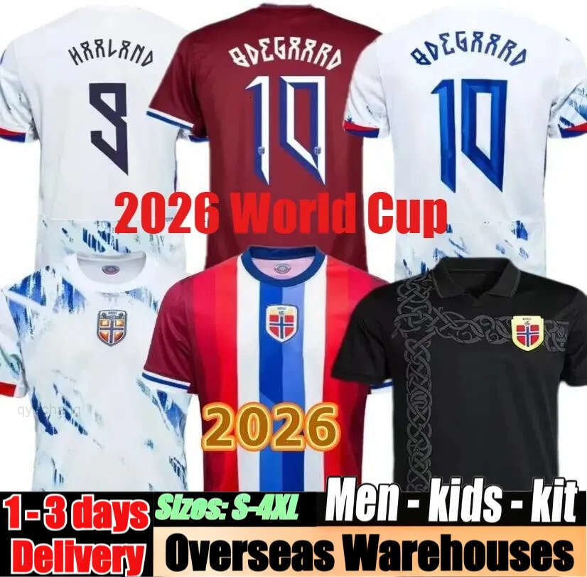 Norway Jersey 2026 World Cup HAALAND Soccer Jerseys SORLOTH NUSA AASGAARD HORN MYHRE DONNUM RYERSON MOLLER WOLFE AJER STRAND 24 25 26 27 Football Shirt Men Kids Kit