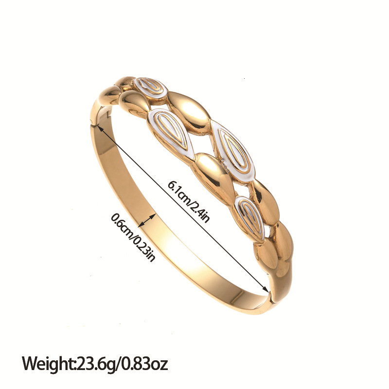 Designer Jewelry And Cross Border Hot Selling Wholesale Women's High End Non Fading Jewelry Women's Gold Luxury Bracelet Titanium Steel Brac