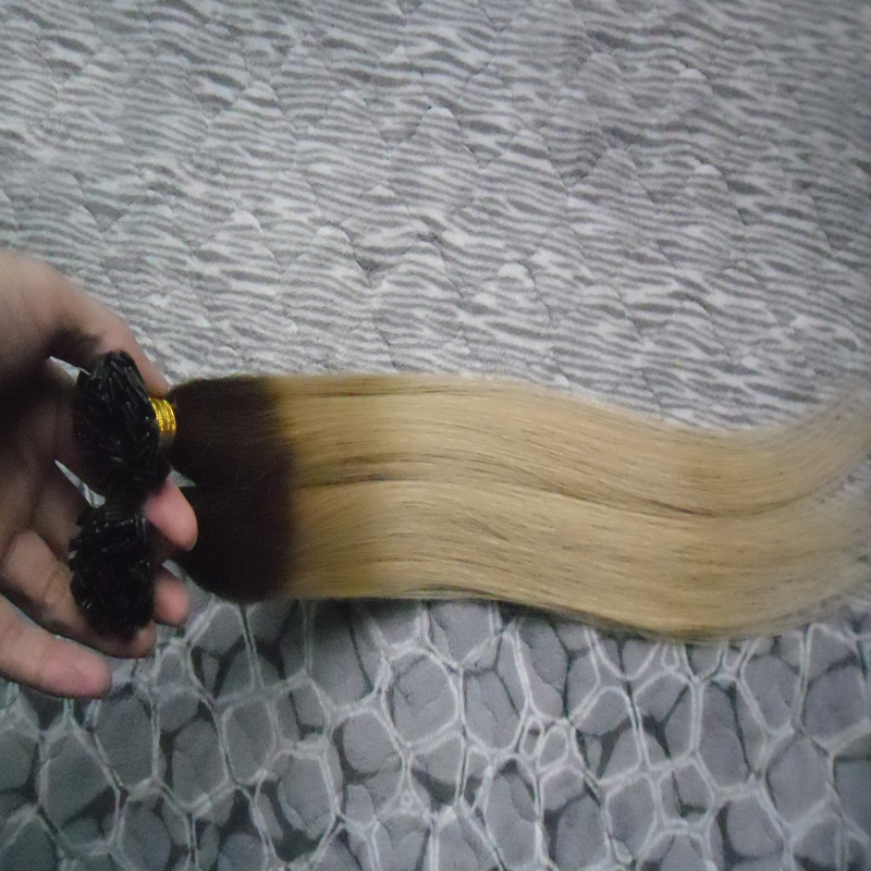 Natural-Looking Brazilian Remy Real Human Hair Extensions with Pre-Bonded UTips