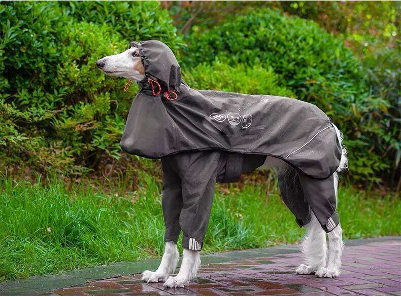 Famous brand New Dog Raincoat All inclusive Four foot Waterproof and Comfortable Fabric Durable with Reflective Strip Design Pet Clothes pupakaIK