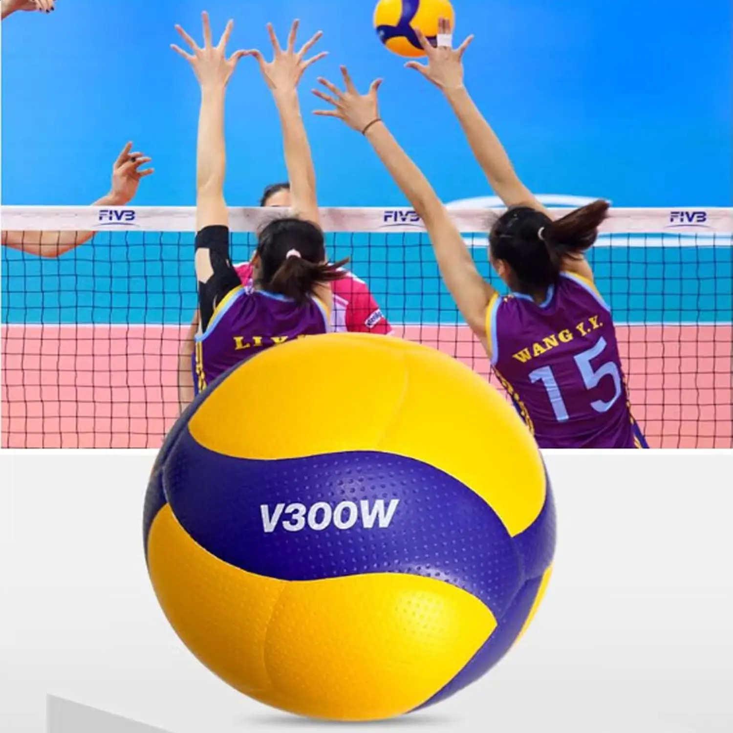 Beach Volleyball Official Durable Stitching Volleyball Indoor Outdoor Volley Ball for Teen and Adult 260206