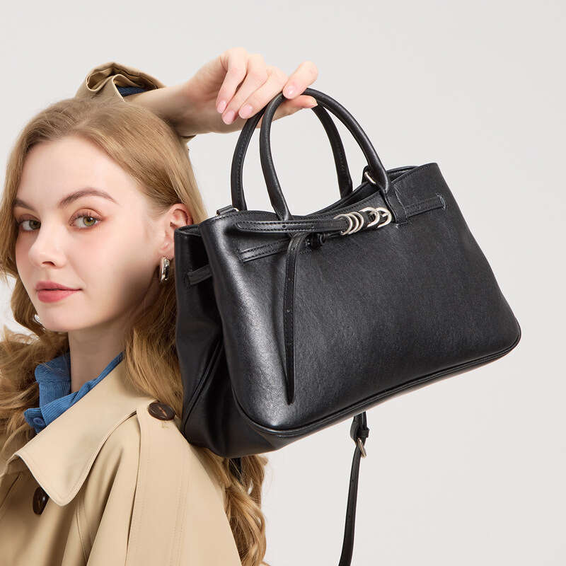 Luxury Shoulder Bags Totes Genuine Leather Vintage Large Capacity Handbag Commuter For Women Winter New Simple Tote Single Underarm Bag SENYY