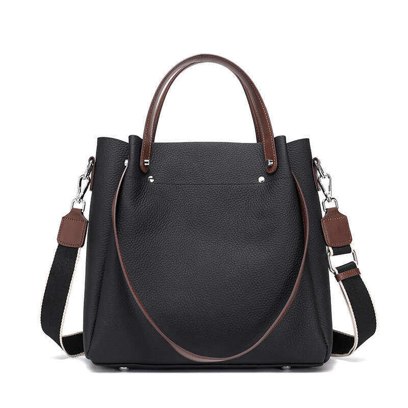 Luxury Shoulder Bags Totes Fashionable Cowhide Tote For Foreign Trade New Genuine Leather Women S Vintage Commuting Handbag Large Capacity Bag SENYY