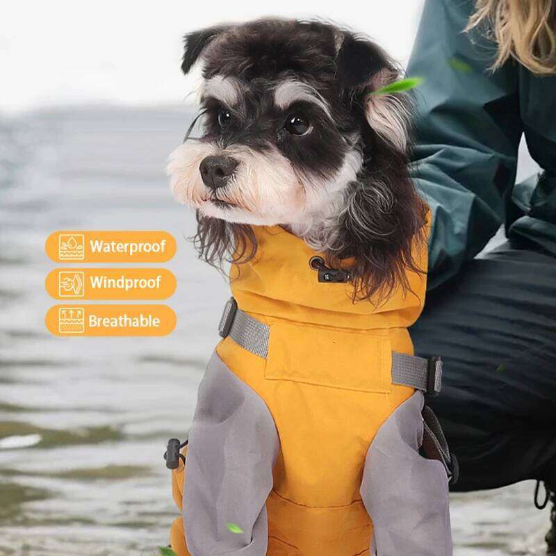 Famous brand Four Leg Protection Stormtrooper Waterproof Quick Drying Hooded Windproof Outdoor Raincoat Pet Dog Coat pupakaIK