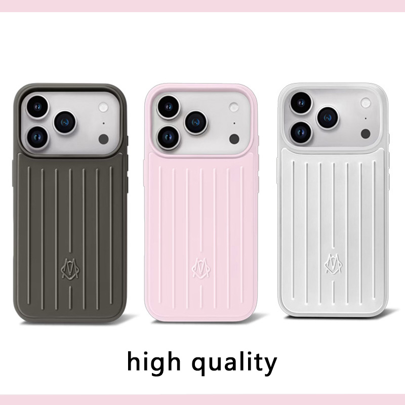 RIM Phone Case Suitcase Designer iPhone Case for Apple iPhone 17 Pro Max 16 15 Polycarbonate Aluminum Alloy MagSafe Weave Back Cover Coque 2026
