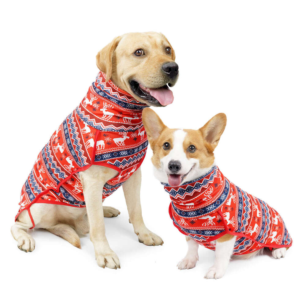 New autumn and winter cross-border clothing, warm home wear, high-necked sweatshirt, cotton coat, pet apparel, dog clothes