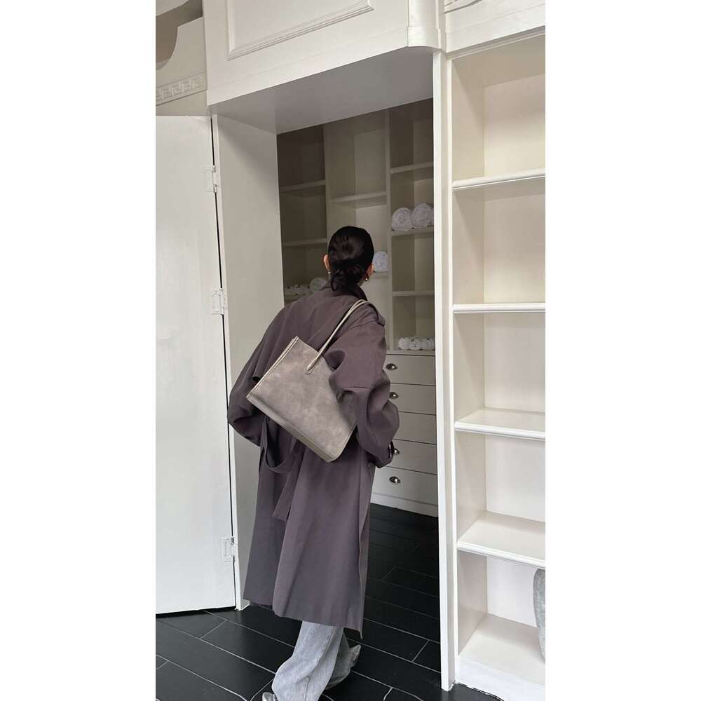 Luxury Shoulder Bags Totes New Genuine Leather Tote Bag Summer Handbag Large Capacity For Work And Commuting Women S Suede SENYY