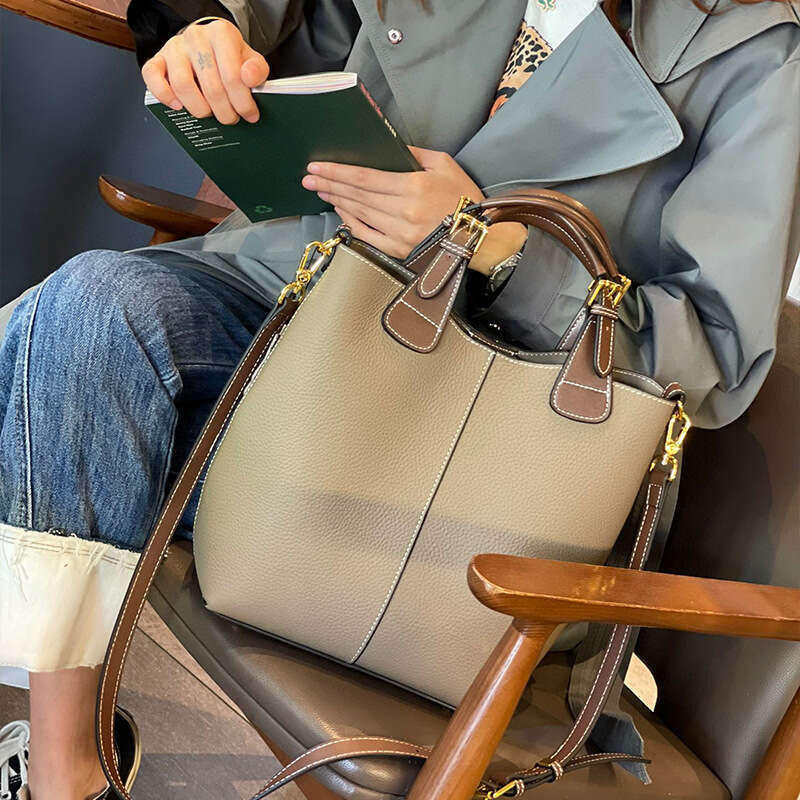 Luxury Shoulder Bags Totes Top Layer Cowhide Women S High End Handbag New Tote Bag Large Capacity Genuine Leather SENYY