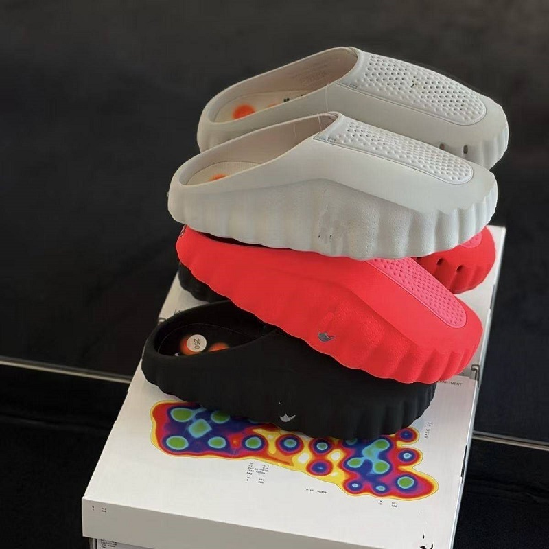 Mind 001 mind001 Slide Desginer eva Slippers New Tech Comfortable Slipper Bone White Solar Red Black Chrome Light Smoke Grey Men Women Summer Fashion Shoes