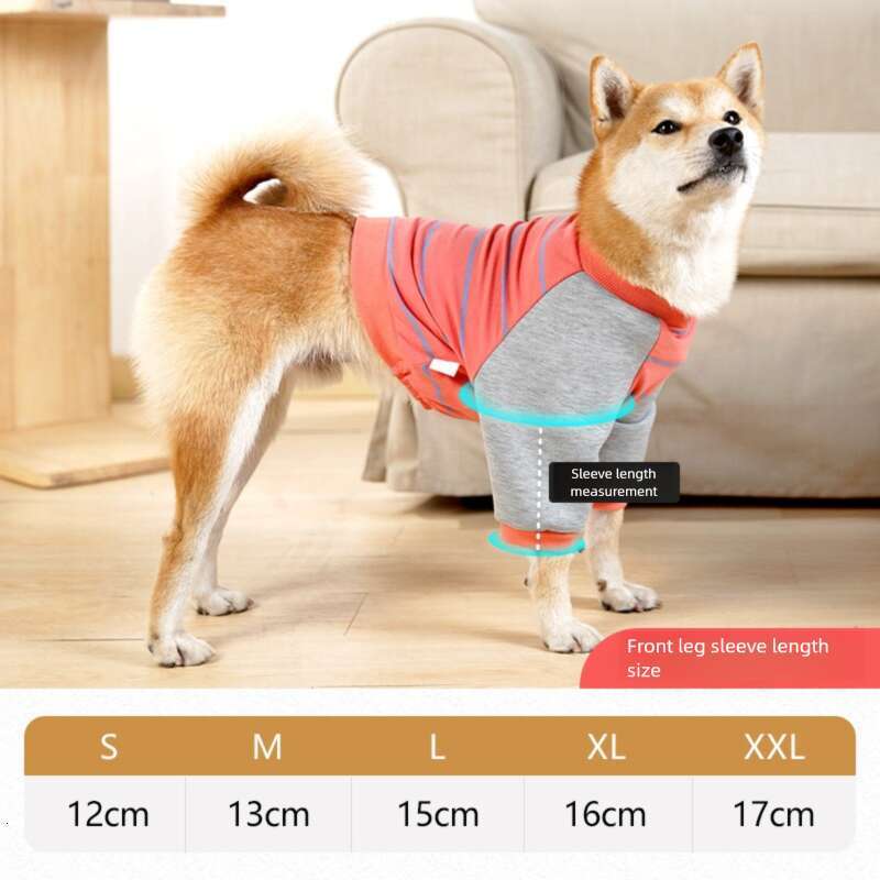 Famous brand Cross border pet supplies elbow protector vest for small medium sized dogs protects the front legs of and prevents licking dog clothing p