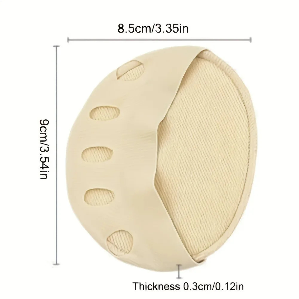 10PCS Foot Pad High Heel Forefoot Pad Soft Invisible Metatarsal Support Non-Slip and Anti-Foaming Insole Comfortable Care Tool 260124