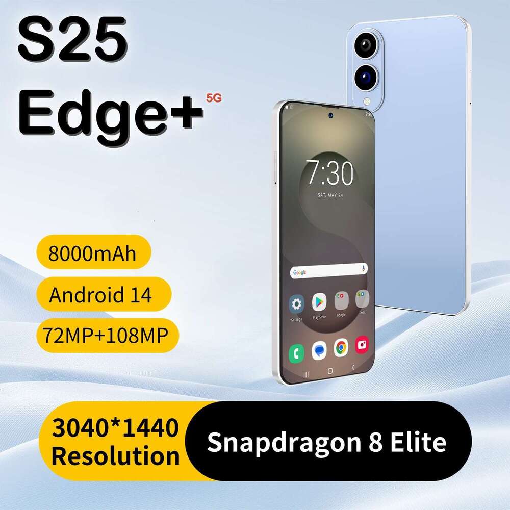 Famous Brand Hot Selling Cross Border Mobile S Edge Android Phone Large Screen T Smartphone Available For Dropshipping CKS