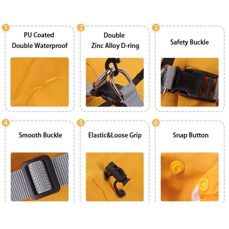 Famous brand Four Leg Protection Stormtrooper Waterproof Quick Drying Hooded Windproof Outdoor Raincoat Pet Dog Coat pupakaIK