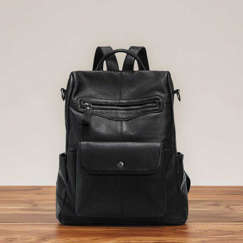 Luxury Shoulder Bags Totes Hobo Genuine Leather Women S Backpack Double High End Single New Fashion Versatile Large Capacity Travel Bag SENYY