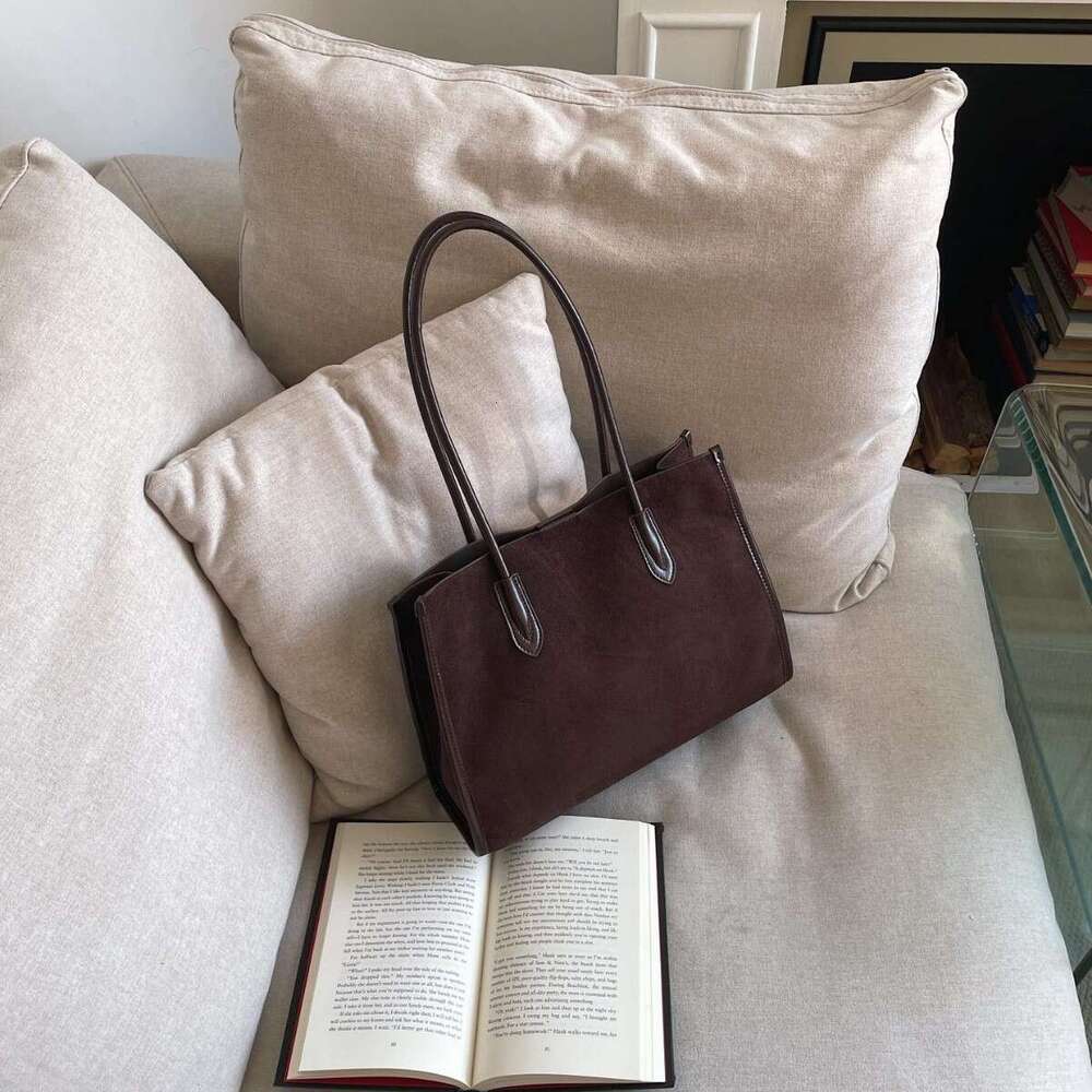 Luxury Shoulder Bags Totes New Genuine Leather Tote Bag Summer Handbag Large Capacity For Work And Commuting Women S Suede SENYY