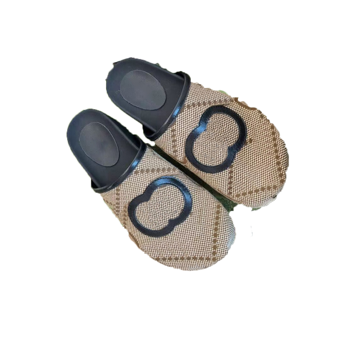 fashion slippers designer womens slides flat sliders sandals shoes summer woman sandale outdoor ladies casual outside slipper sandal 35-41 tops