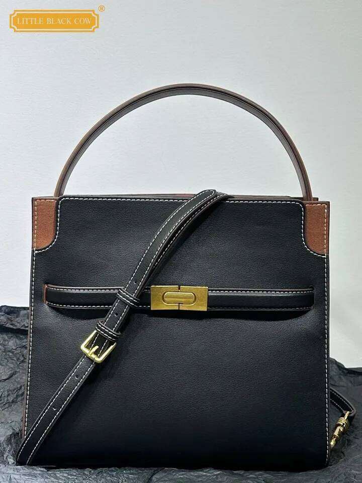 Fashion Totes New Designer Genuine Leather Handbag Office Ladies One Shoulder Underarm Bag Women Square Single Crossbody Bags Suotong260220