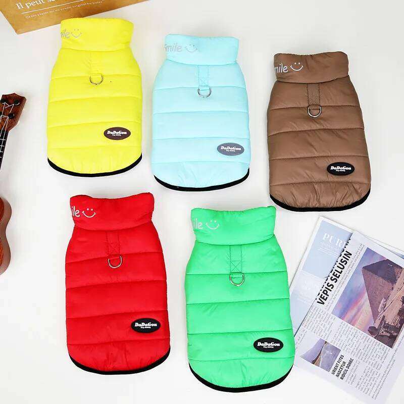 Famous brand PC Lot Winter Dog Jacket Waterproof Warm Pet for Small Dogs Vest Chihuahua Coat Puppy Clothes pupakaIK