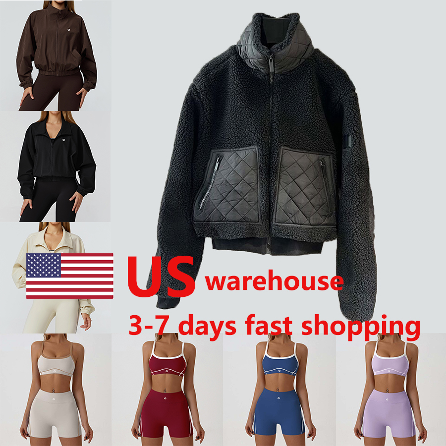 Designer outdoor jacket yoga sports jacket jacket stand up Coat collar long sleeved sweater full zip cardigan sports shirt cut Jacket