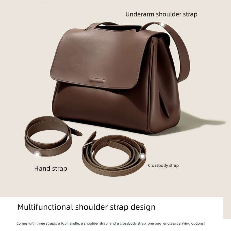 Luxury Shoulder Bags Totes Genuine Leather For Women New High End Niche Tote Large Capacity Crossbody Bag Commuter Handbag SENYY