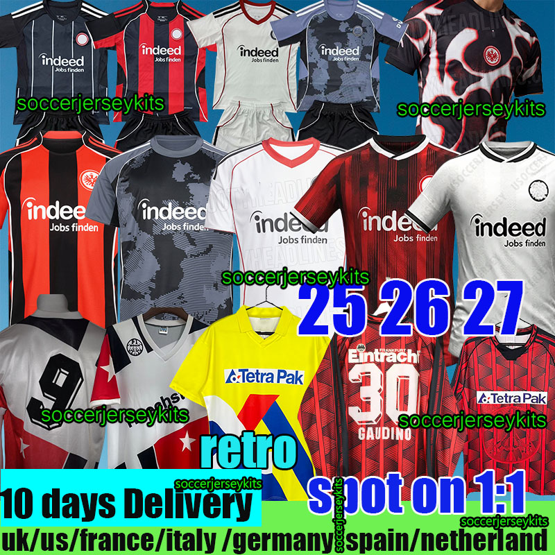 25 26 EintrachtS Frankfurt Soccer Jerseys 125 th EKITIKE MARMOUSH DINA EBIMBE KNAUFF M.GOTZE CHAIBI SKHIRI RODE KOCH 2024 2025 Football shirts