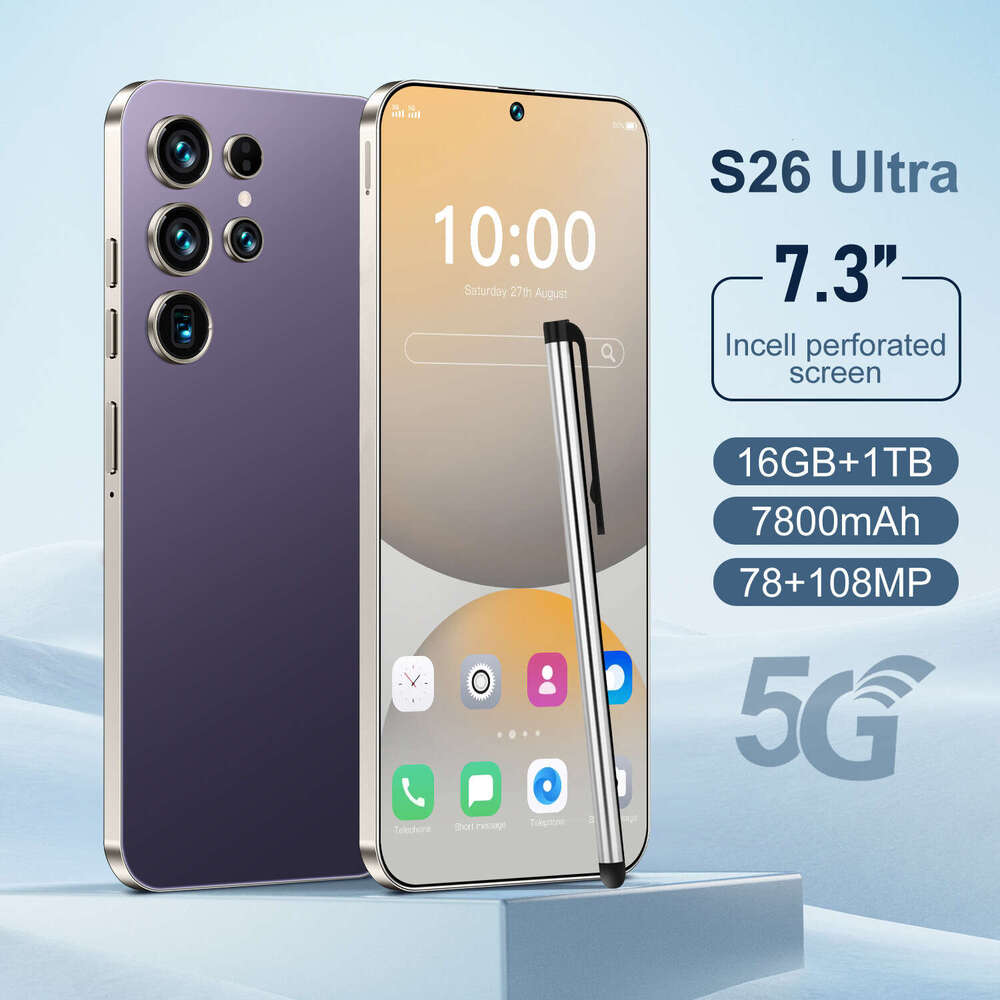 Famous Brand New S Ultra Cross Border Mobile Phone T True G Android Large Screen Smartphone Hot Selling CKS