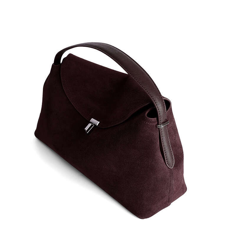 Luxury Shoulder Bags Totes Niche Design Winter New Large Capacity Commuter Retro Versatile Suede Single Genuine Leather Handbag Crossbody Bag SENYY