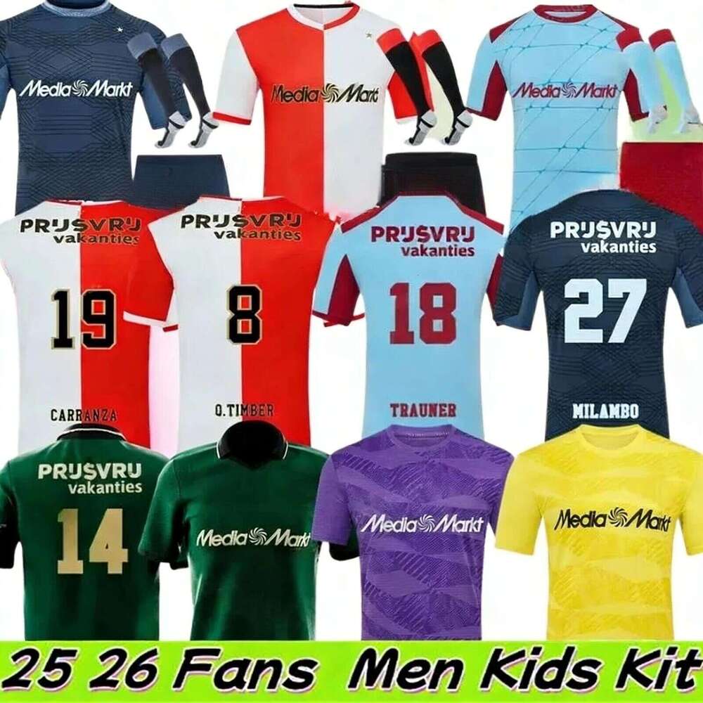2025 2026 FeyeNooRds PAIXAO Soccer Jerseys HADJ MOUSSA 25 26 AYASE MILAMBO Q.TIMBER CARRANZA OSMAN MODER Goalkeeper Football Shirts Men Uniforms Kids Kits