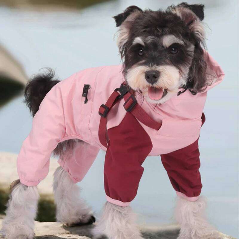 Famous brand Four Leg Protection Stormtrooper Waterproof Quick Drying Hooded Windproof Outdoor Raincoat Pet Dog Coat pupakaIK
