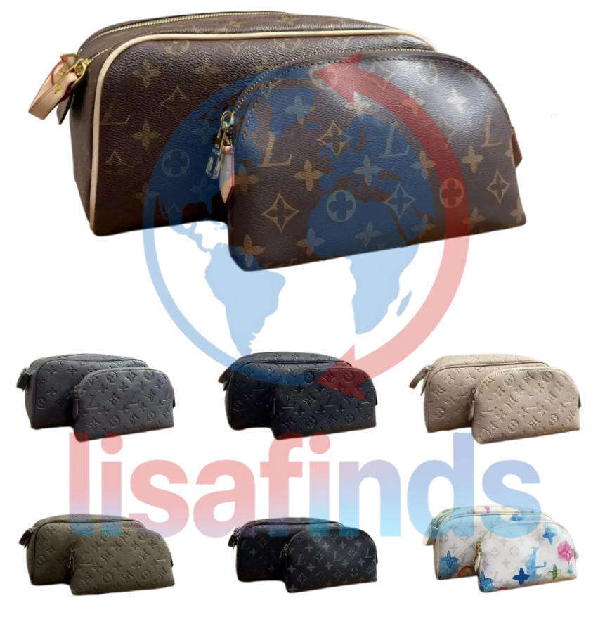 luxury designer men travelling toilet fashion design women wash large capacity cosmetic bags makeup toiletry bag Pouch Desinger Bag lisafinds