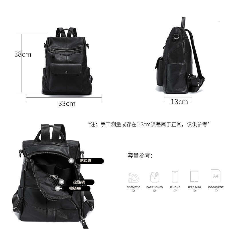 Luxury Shoulder Bags Totes Hobo Genuine Leather Women S Backpack Double High End Single New Fashion Versatile Large Capacity Travel Bag SENYY