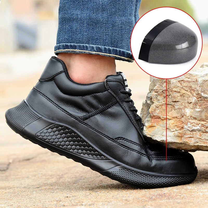 Safety shoes puncture and smash resistant work shoes lightweight safety boots protective shoes work boots 260123 - view 4
