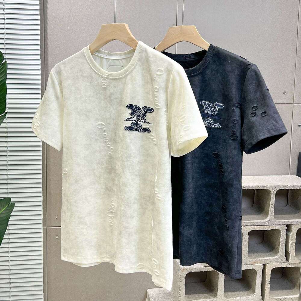 Heavyweight Cotton Trendy Brand T-Shirt 2025 Hot Style Unisex Summer Niche New Loose Half Sleeve T-Shirt Top