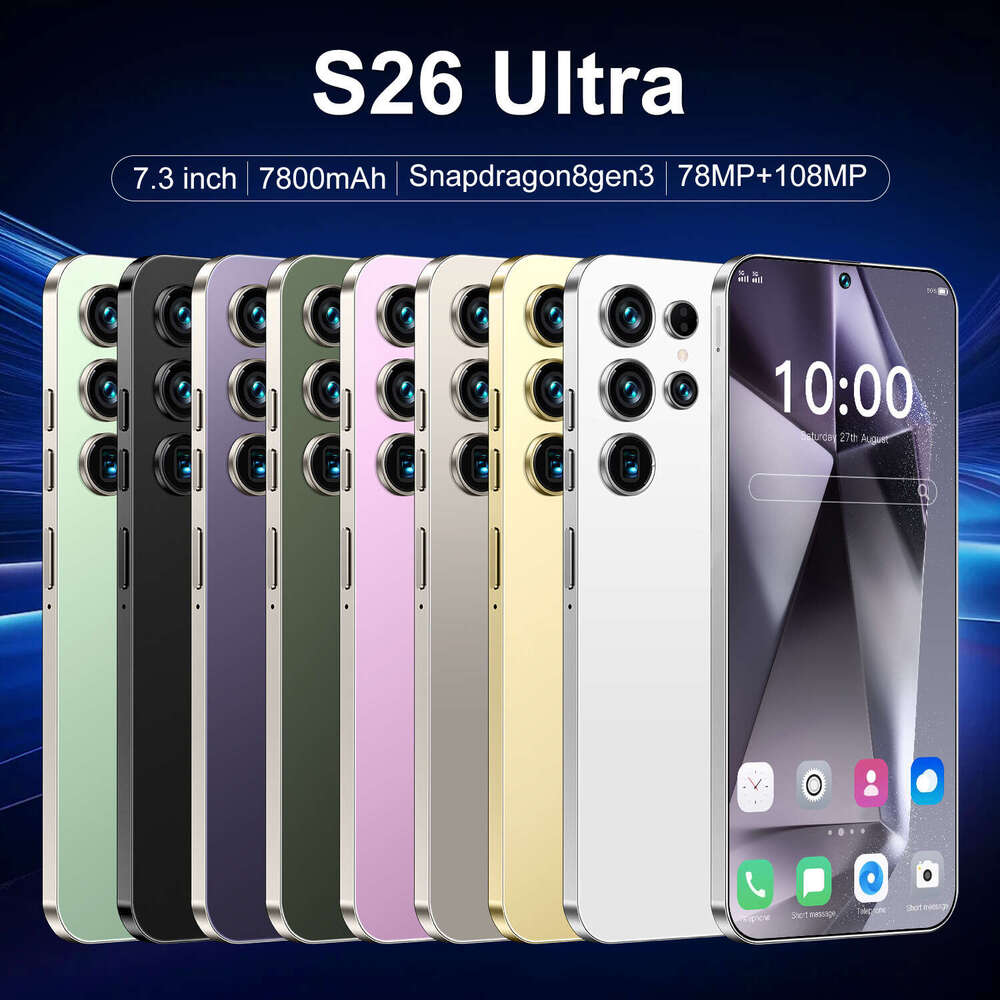 Famous Brand New S Ultra Cross Border Mobile Phone T True G Android Large Screen Smartphone Hot Selling CKS